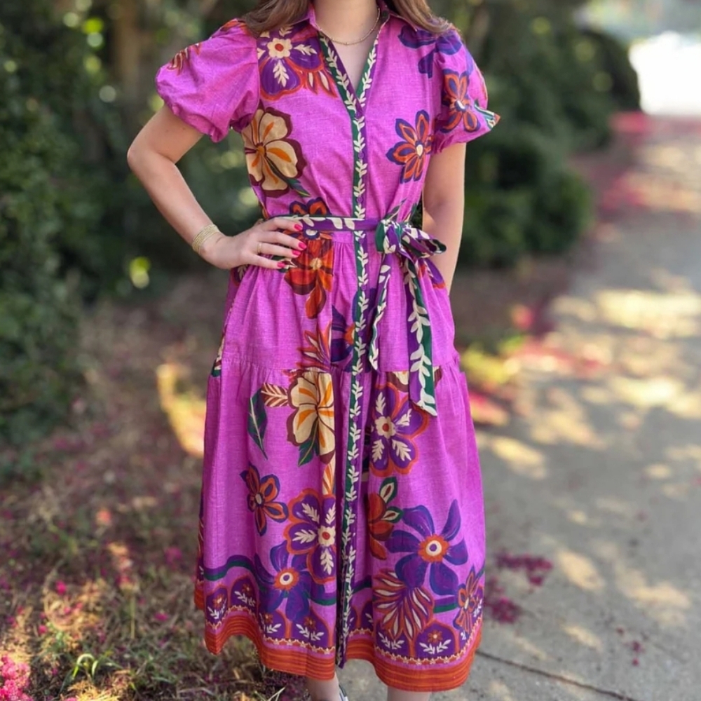 Maude Vivante Midi Dress-NWT - Picture 11 of 14